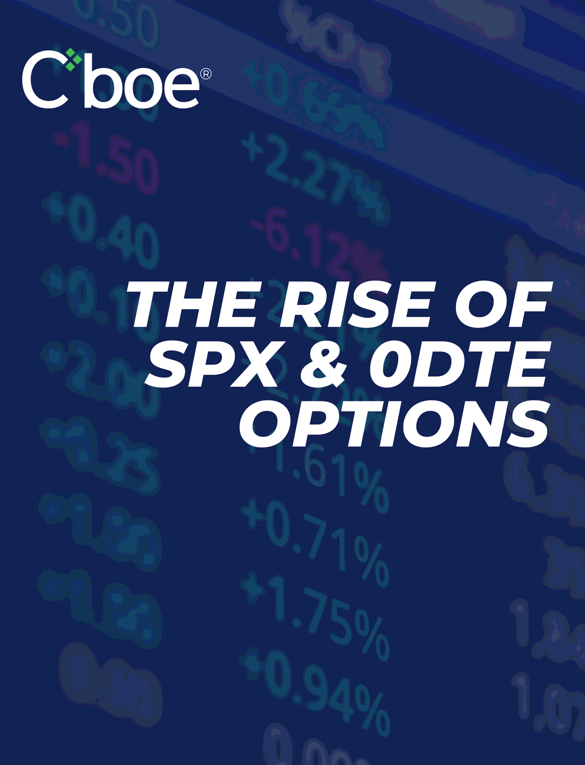 Documentación técnica sobre el auge de las opciones SPX y 0DTE